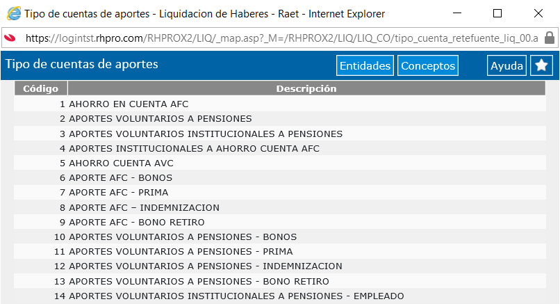 Reporte Aportes Voluntarios Visma Latam Wiki